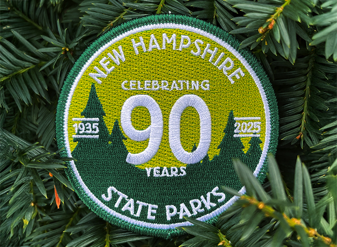 NH State Parks 90th Anniversary Patch