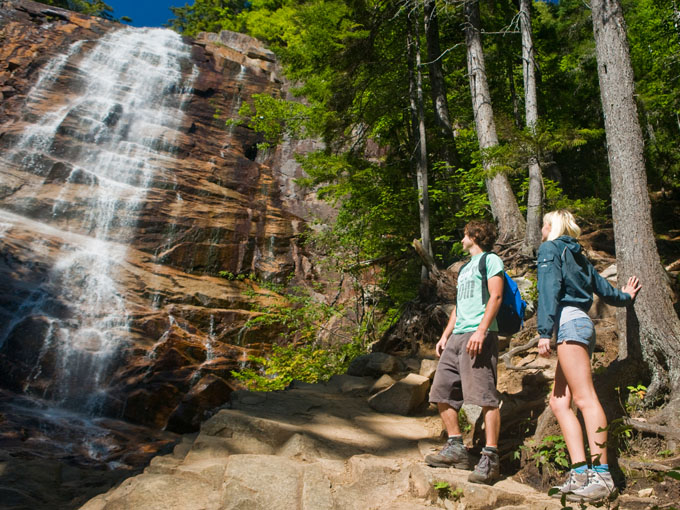 arethusa falls at crawford notch