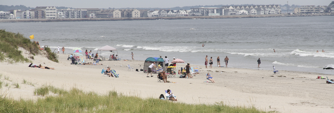 rv at hampton state park beach view