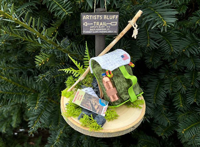 NH State Parks Ornament -Artists Bluff