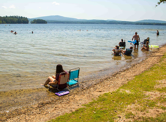 swimming with floats at wentworth state park