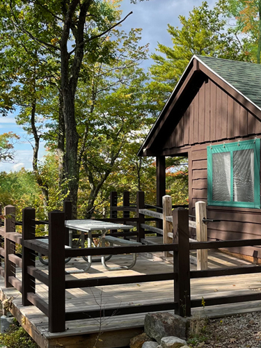 bear hill cabins at bear brook state park