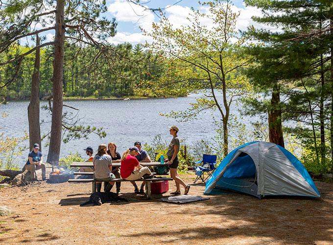 Beaver store pond campground
