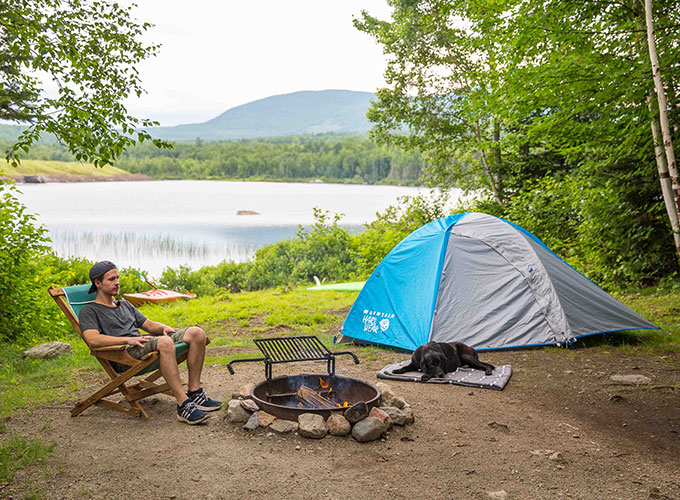 waterview campsite at jericho mountain