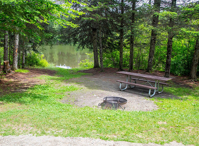 Campsite on Androscoggin river