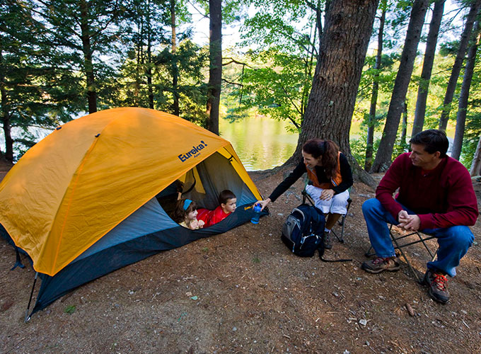 cabin at pawtuckaway state park