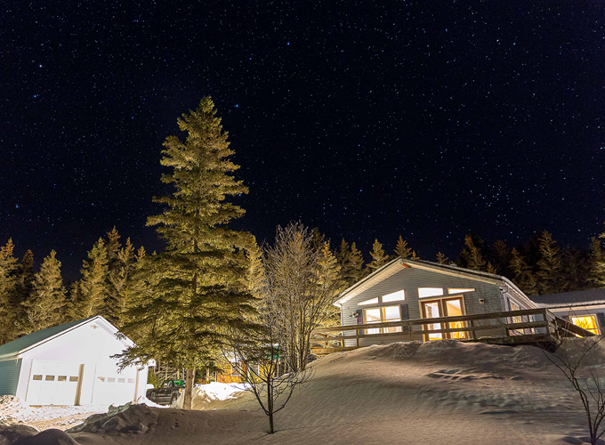 coleman state park whiskey jack lodge in winter