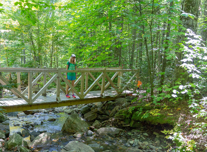 hiking at dixville notch state park