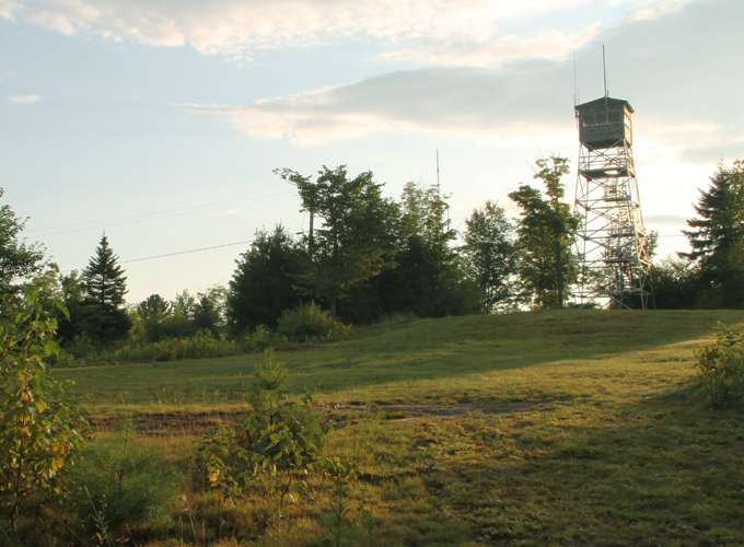 fire tower at milan hill state park