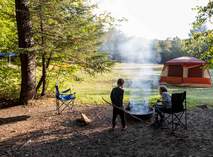 camping at moose brook state park