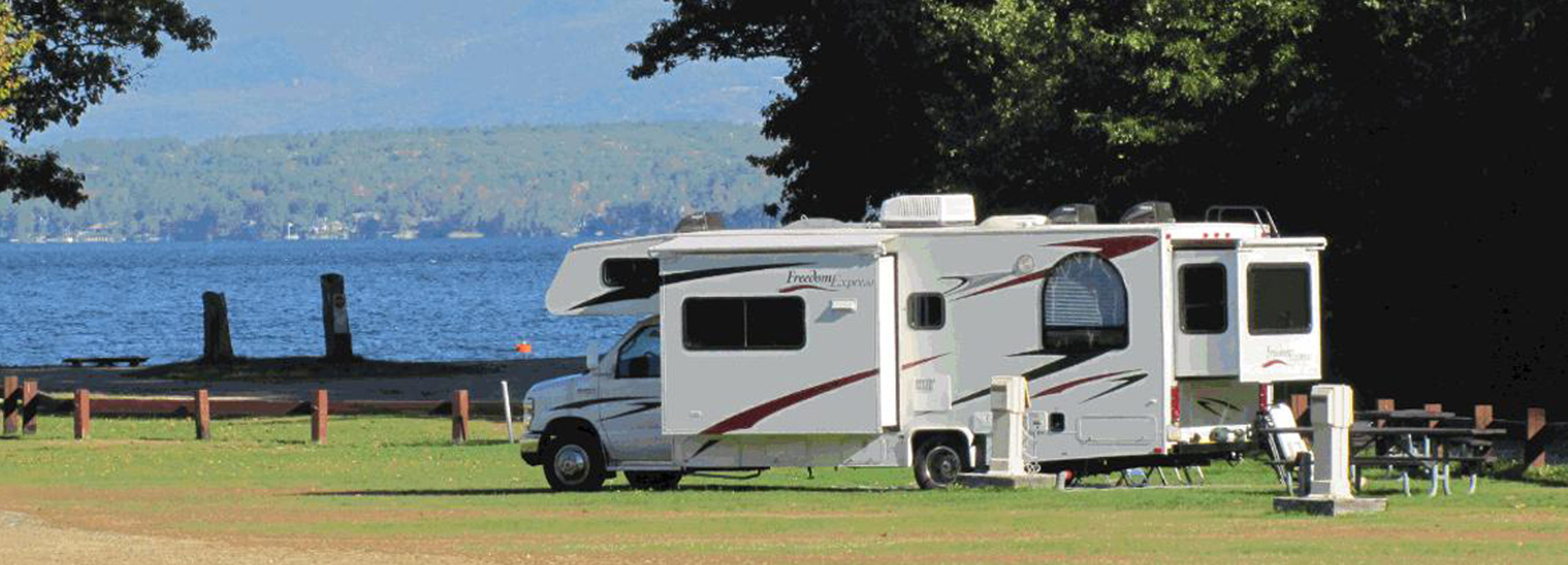 RV at ellacoya state park