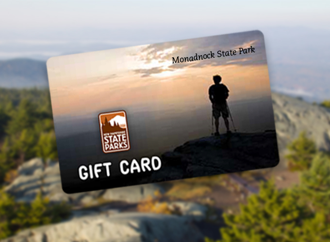 NH State park gift card- monadnock