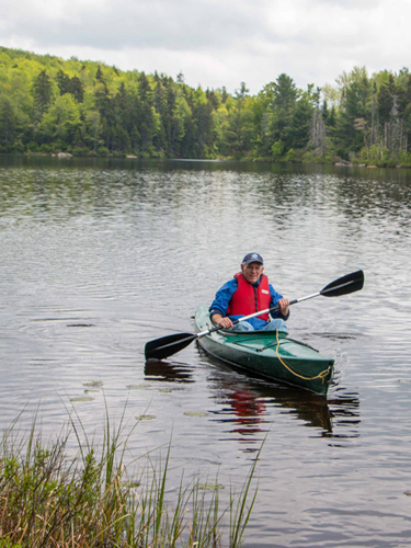 kayaking at pillsbury state park