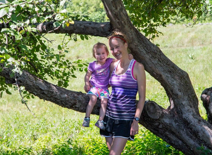 visitors at robert frost farm historic site