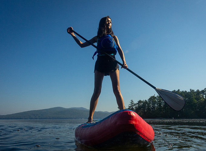 stand up paddle boarding at wellington state park