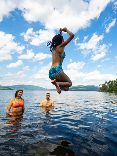 swimming at wellington state park