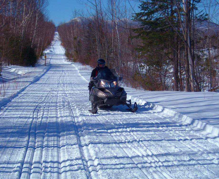 snowmobiling at coleman