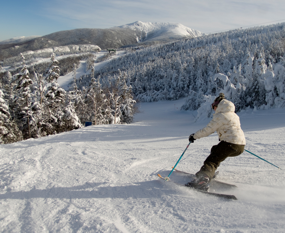 skiing at cannon