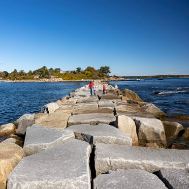 jetty at fort stark historic site
