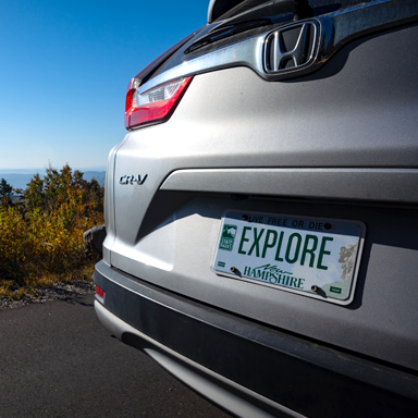 NH State Parks License Plate