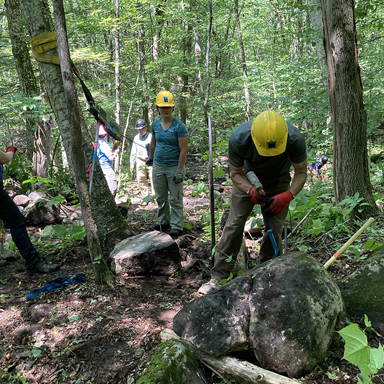 volunteers at mt monadnock