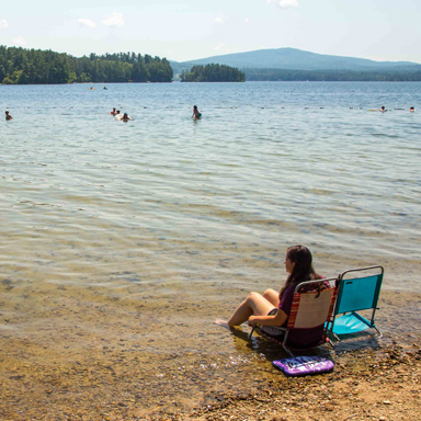 in the water at wentworth state park