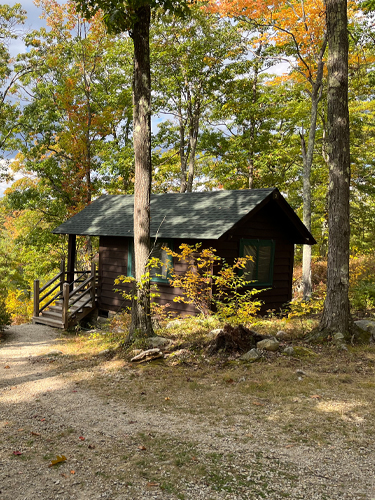 bear hill cabins at bear brook state park