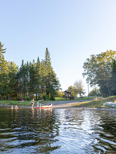 canoeing at coleman state park