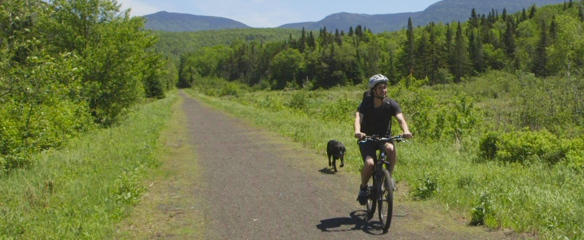 mt biking at moose brook state park