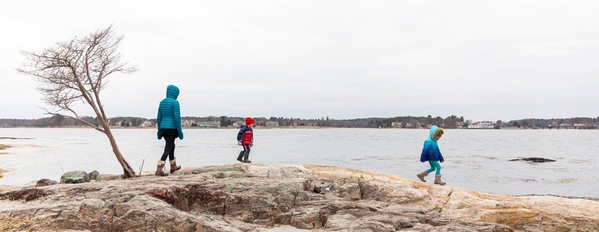 first day hike at odiorne point state park