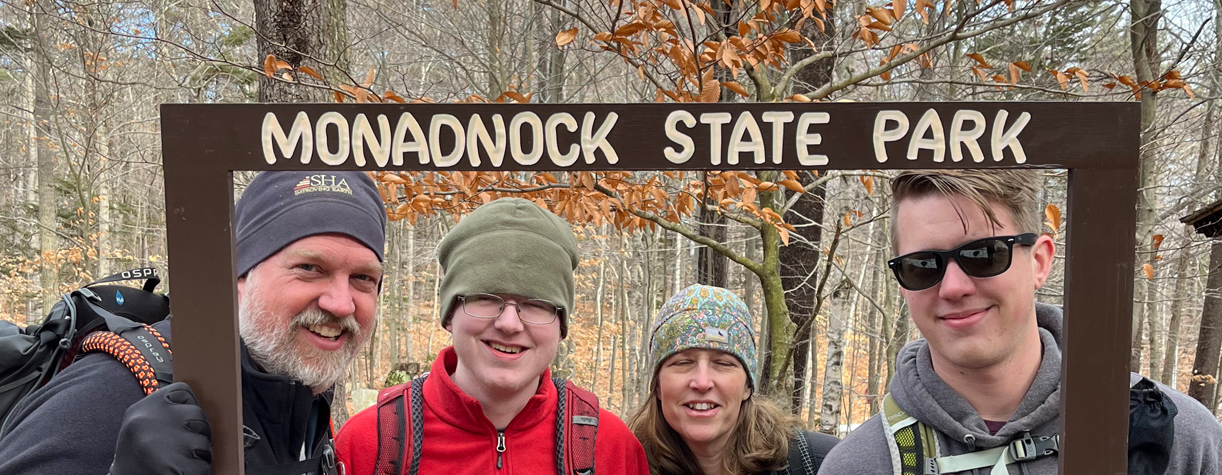 first day hike at monadnock state park