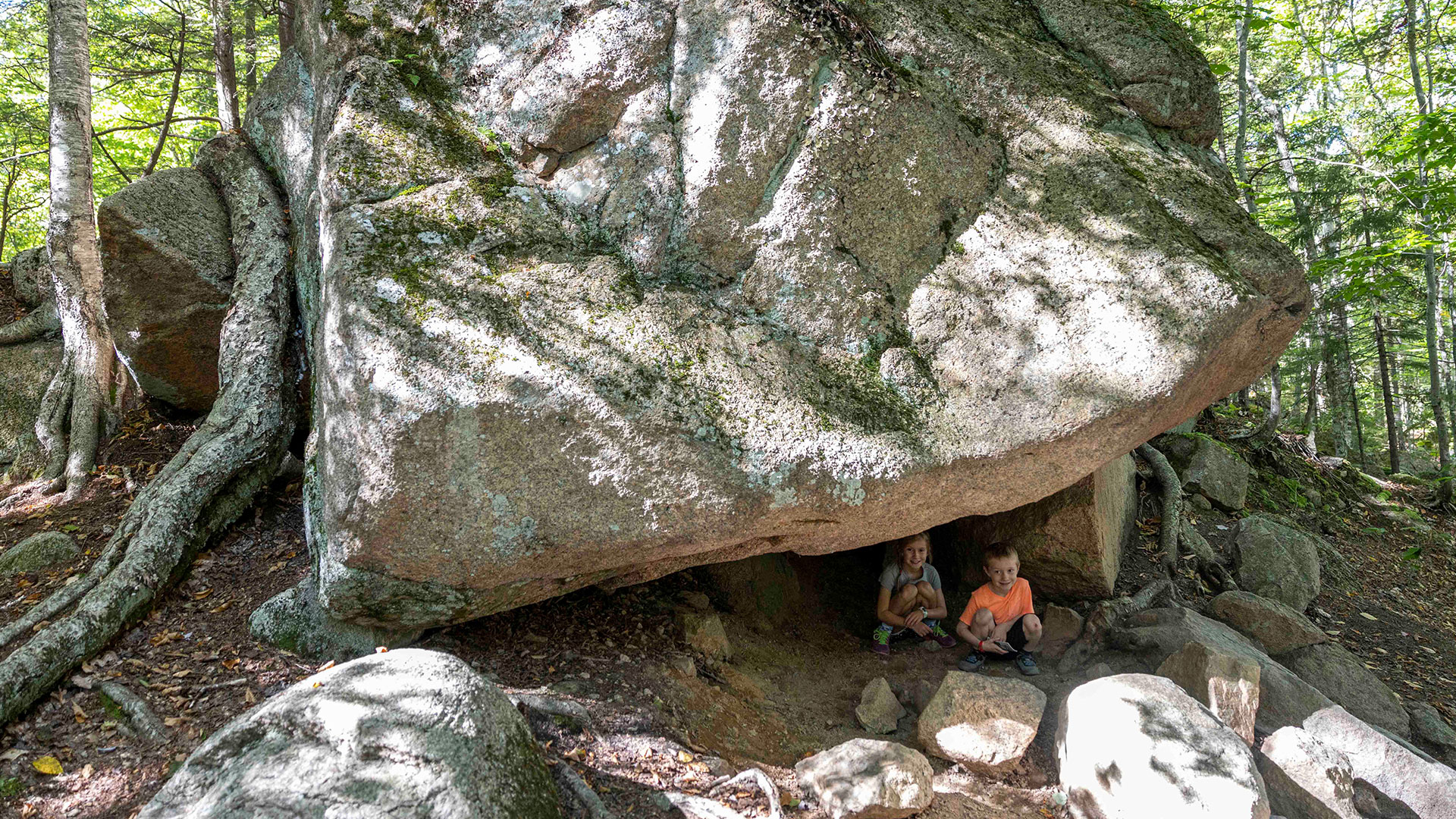 Stairs in gorge