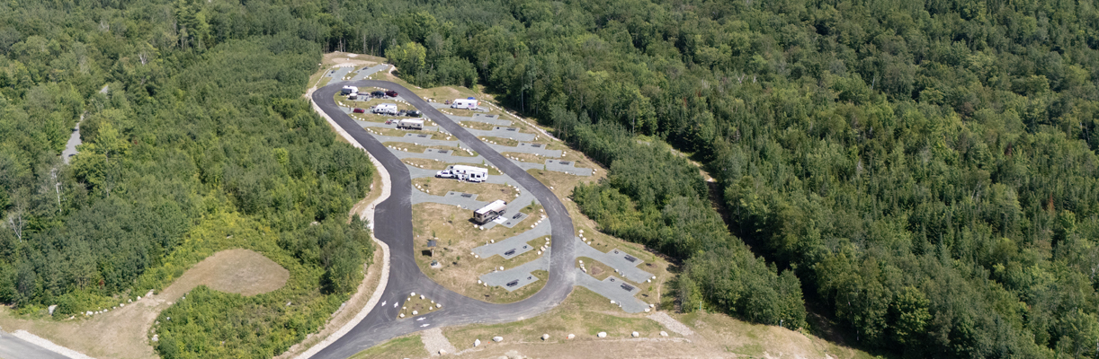 RV campground at jericho mountain state park 