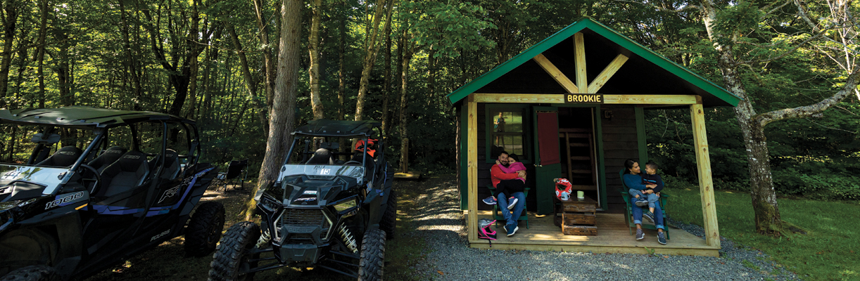 brookie camper cabin at coleman state park