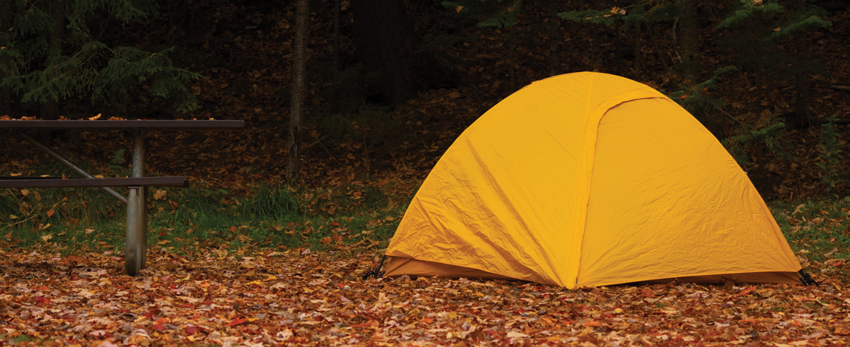tent camping at mollidgewock state park
