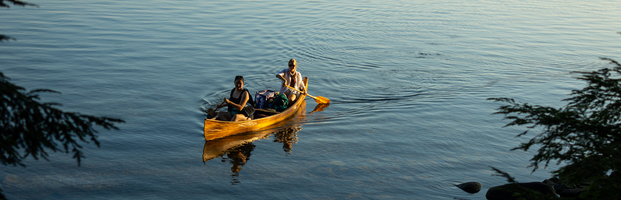 canoeing at wellington state park