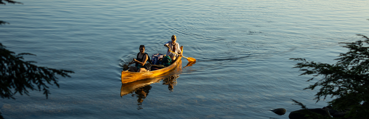 canoeing at wellington state park