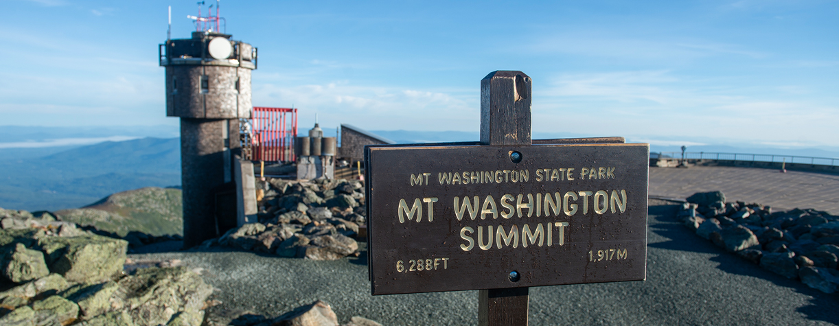 mt washington state park sign
