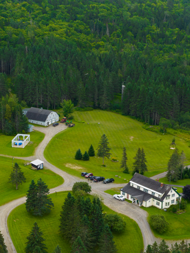 drone photo of colemans state park