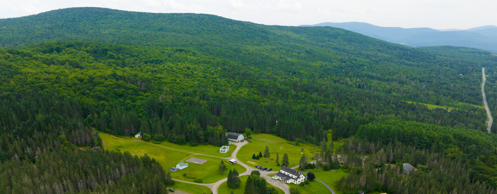 drone photo of colemans state park