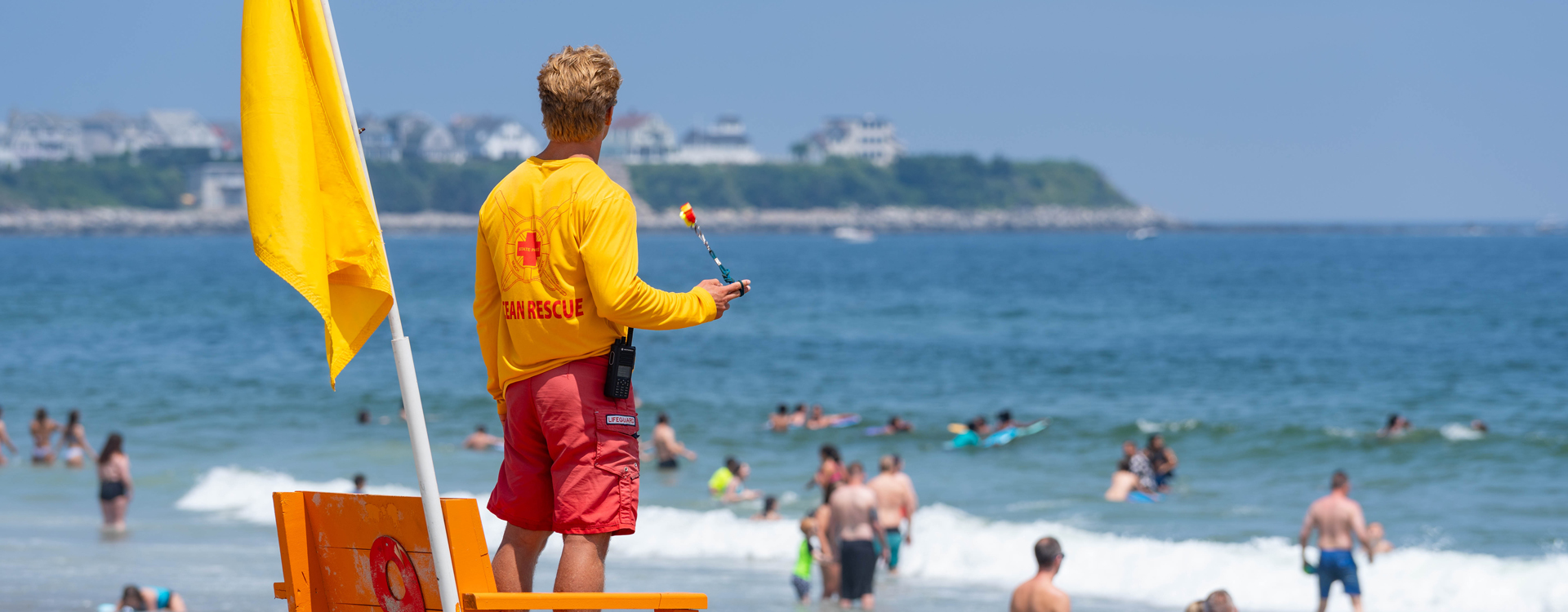 lifeguard at hampton beach