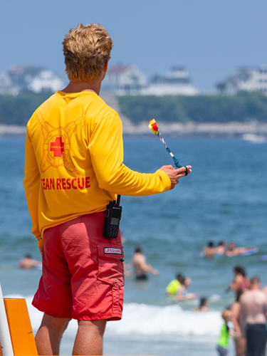 lifeguard at hampton beach