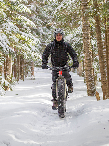 fat biking in winter