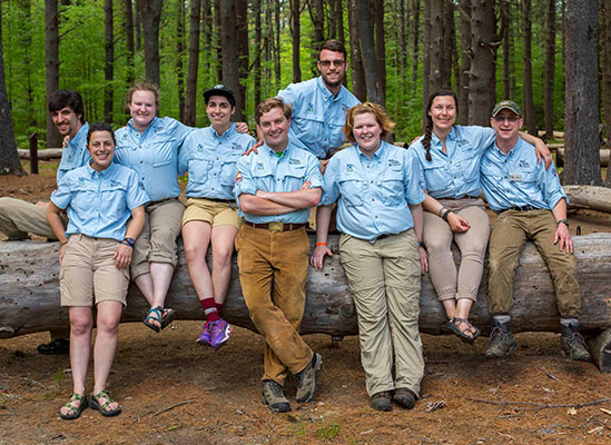 park rangers posing for a picture