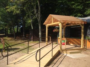 Ramp to store