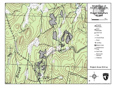 Map of Pisgah State Marp