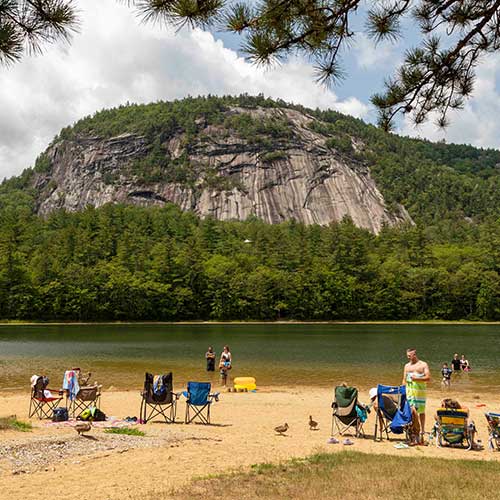 Beach scene at Wadleigh State PArk