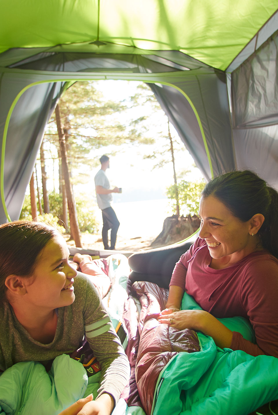 family camping at pawtuckaway