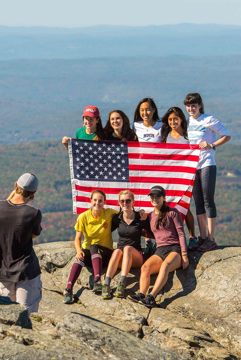 school group at mt monadnock