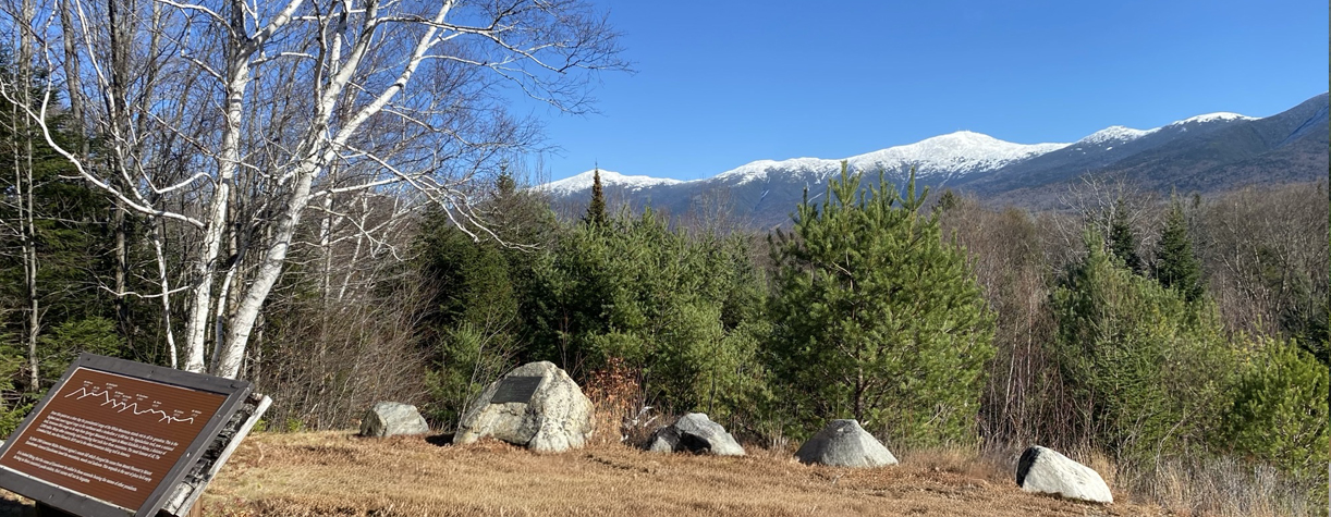 view of mt washington from eisenhower wayside memorial wayside